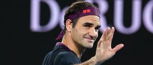 Keine Glanzleistung. Roger Federer hat einige Probleme bei seinem Drittrundenmatch. Steht letztendlich aber doch im Achtelfinale. 