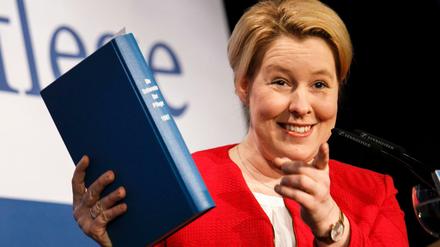 Franziska Giffey (SPD), Bundesministerin für Familie, am Freitag bei einem Kongress.