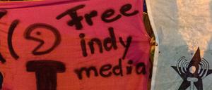 Anhänger der linken Szene protestieren gegen das Verbot von „linksunten.indymedia.org“ (Archivbild) 