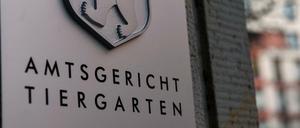 Das Amtsgericht Tiergarten. (Symbolbild)