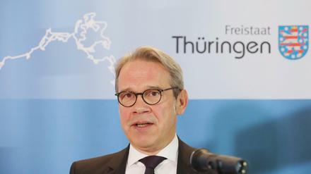 Georg Maier (SPD), Thüringens Innenminister.