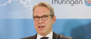 Georg Maier (SPD), Thüringens Innenminister.