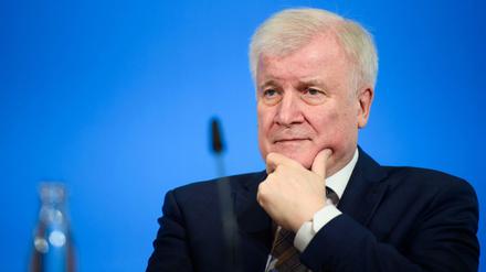 Bundesinnenminister Horst Seehofer auf einer Pressekonferenz.