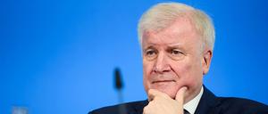 Bundesinnenminister Horst Seehofer auf einer Pressekonferenz.