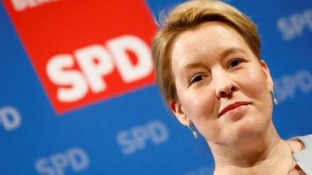 Die Bundesfamilienministerin Franziska Giffey (SPD).