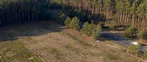 Das Gelände in Brandenburg. 