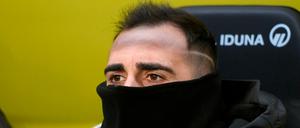 Nur noch Reservist. Durch die Verstärkung von Erling Haaland fiel Paco Alcácer zum Rückrundenauftakt aus dem Kader. 