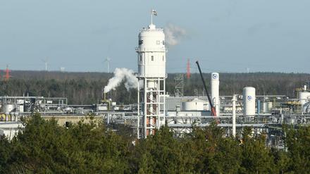 Die BASF-Fabrik in Schwarzheide.