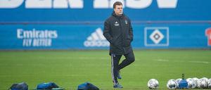 Mit einem Bein oben. Für den eingeplanten Aufstieg durfte HSV-Trainer Dieter Hecking noch einmal frische Kräfte verpflichten.