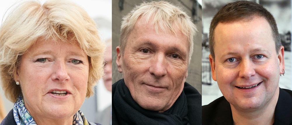 Monika Grütters, Hubertus Knabe und Klaus Lederer.