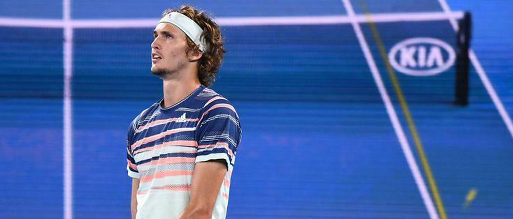 Es hat nicht sollen sein. Alexander Zverev verpasste das Finale der Australian Open allerdings durchaus knapp.