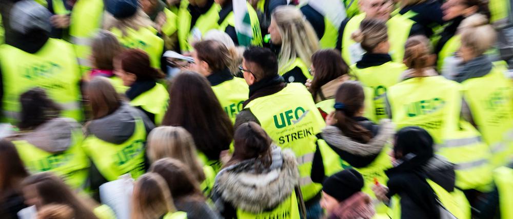 Wenn Ufo-Vormann Baublies ruft, folgen die Flugbegleiter: Der letzte große Streik traf im November die Lufthansa.