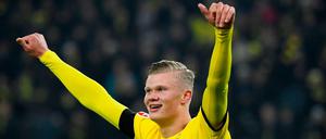 BVB-Brecher. Erling Haaland kann die Dortmunder wohl vorzeitig wieder verlassen – dank Ausstiegsklausel.