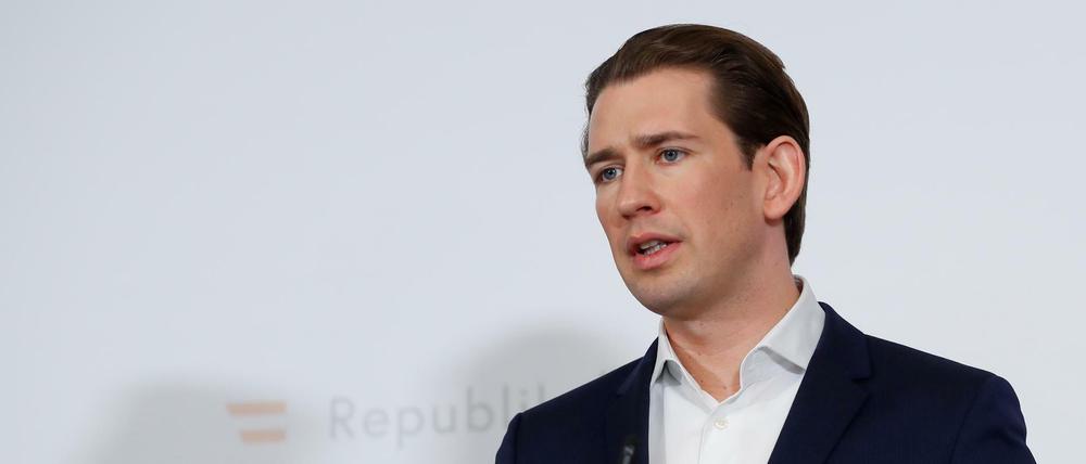 Der österreichische Kanzler Sebastian Kurz am 29.01.2020.
