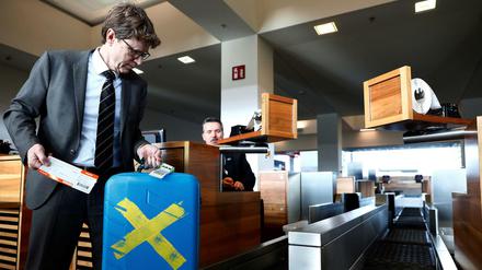 Flughafen-Chef Engelbert Lütke Daldrup hat schon eingecheckt.