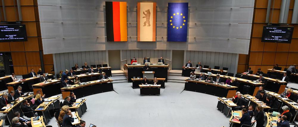 Das Abgeordnetenhaus in Berlin.