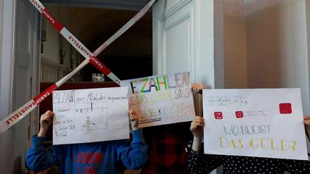 Bereits im vergangenen November gab es Gewerkschaftsaktionen für eine bessere Bezahlung.