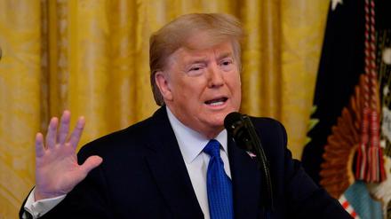 Spottet über die Vorwahl in Iowa: US-Präsident Donald Trump (Archivbild)