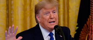 Spottet über die Vorwahl in Iowa: US-Präsident Donald Trump (Archivbild)