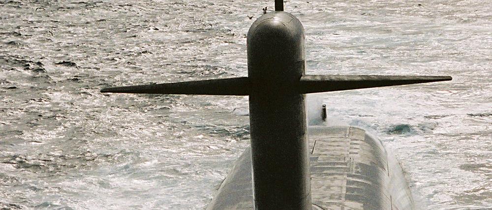 Französisches Atom-U-Boot.