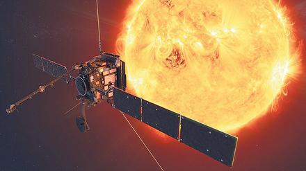 Sternrunde. Energieprobleme wird der Sonnensatellit nicht haben - sofern die Paneele die Hitze aushalten. 