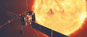 Sternrunde. Energieprobleme wird der Sonnensatellit nicht haben - sofern die Paneele die Hitze aushalten. 