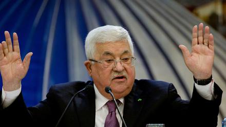 Palästinenserpräsident Mahmud Abbas 