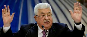 Palästinenserpräsident Mahmud Abbas