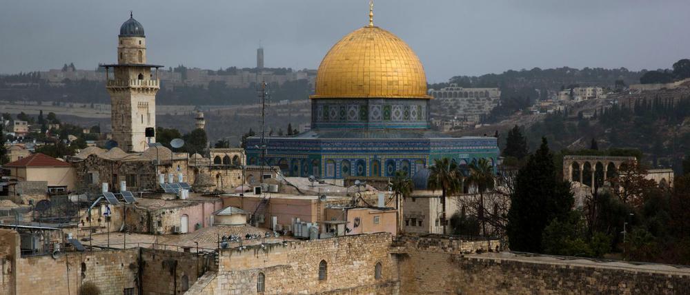 Wahrzeichen Jerusalems: Die Klagemauer und der Felsendom