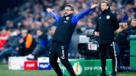 Flog unberechtigt vom Platz: Schalke-Trainer David Wagner.