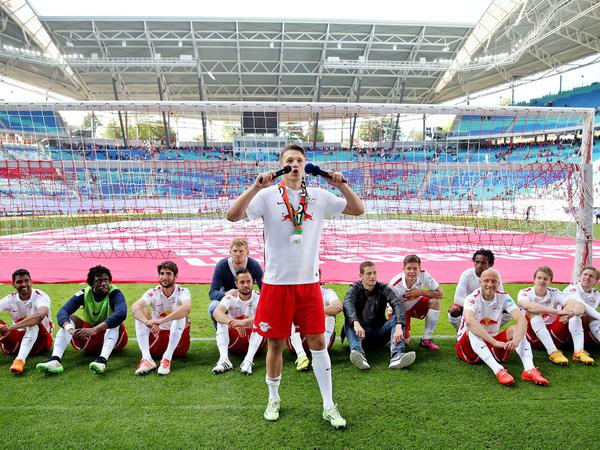 Immer vorne: Auch bei RB Leipzig war Daniel Frahn einer der Köpfe des Teams.