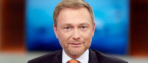 Christian Lindner im Studio von „Anne Will“ 