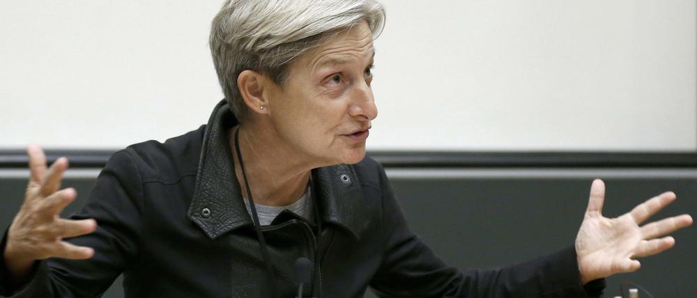 Philosophin Judith Butler, hier bei einer Veranstaltung in der Schweiz.