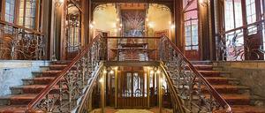 Hochherrschaftlich: Das Treppenhaus des Hôtel Solvay, 1895-98 von Victor Horta erbaut.