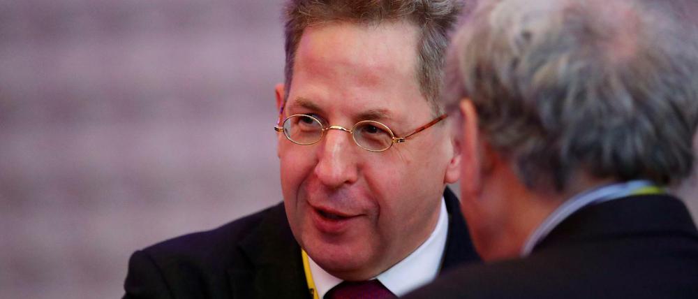 Der frühere Verfassungsschutzpräsident Hans-Georg Maaßen beim Europäischen Polizeikongress in Berlin.