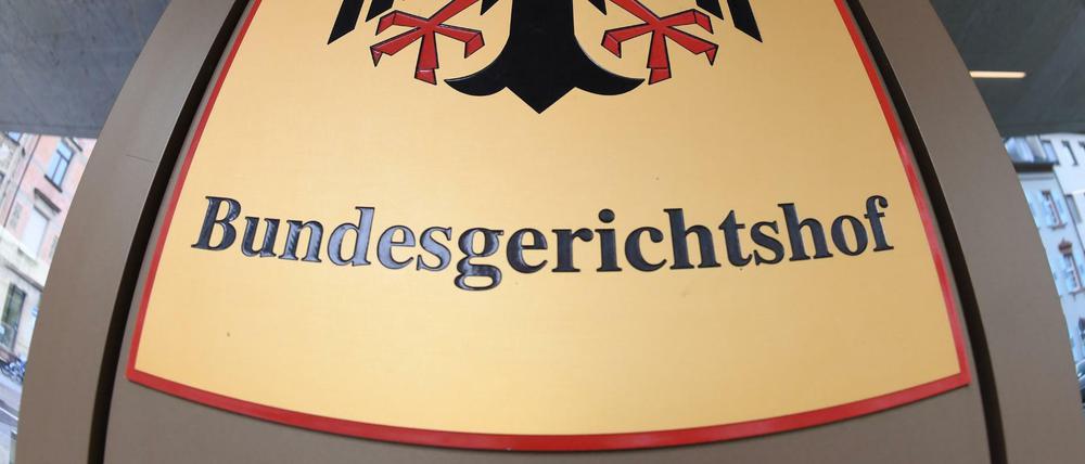 Entscheidung verkündet. Der Bundesgerichtshof.