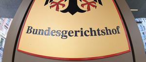 Entscheidung verkündet. Der Bundesgerichtshof.