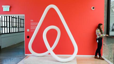 In der Zentrale. Airbnb hat seinen Hauptsitz in Kalifornien.
