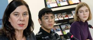 Gemeinsam fürs Klima. Senatorin Scheeres und Vertreter der Klimaschutz-Bewegung Fridays for Future