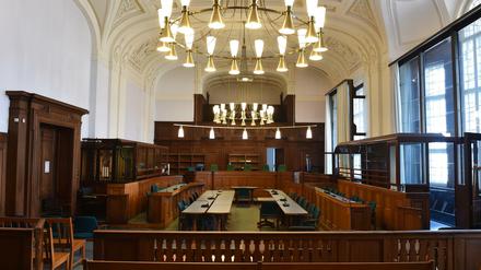 Der Saal 700 im Kriminalgericht Moabit. Die Daten sind auch für den Personalbedarf der Gerichte relevant.