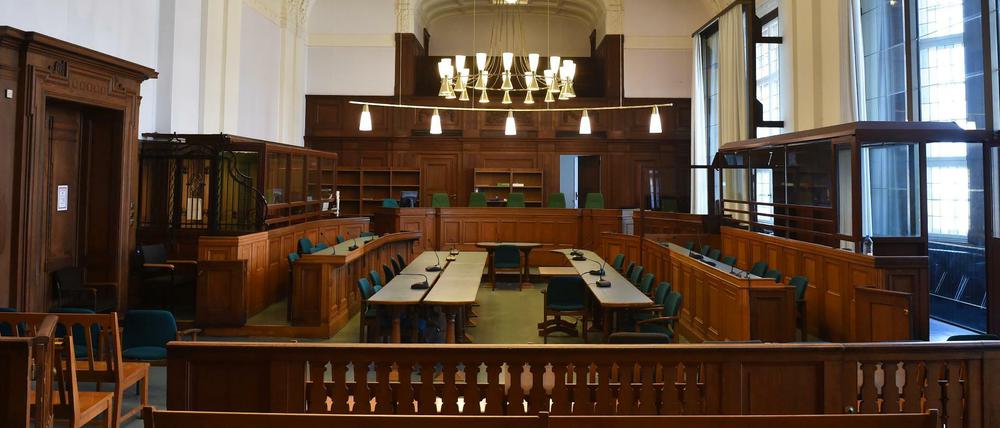 Der Saal 700 im Kriminalgericht Moabit. Die Daten sind auch für den Personalbedarf der Gerichte relevant.