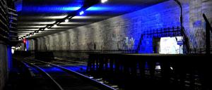Ein Tunnel der künftigen S 21, aufgenommen bereits 2011. Hier im Bild der Tunnel vom Potsdamer Platz zum Brandenburger Tor. 