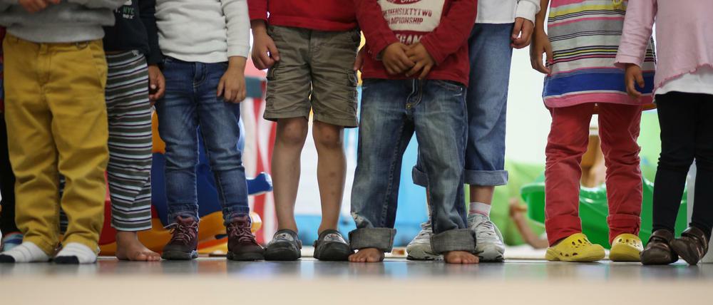 Hunderte Menschen wollen für die Aufnahme geflüchteter Kinder demonstrieren.