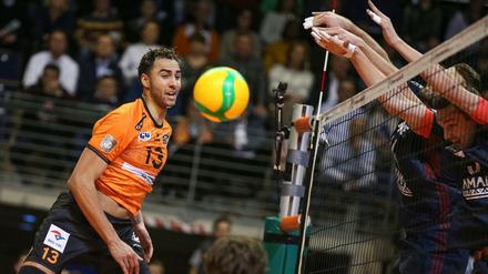 Wieder mittendrin. Benjamin Patch (links) wurde für die Volleys gegen Herrsching zum Matchwinner.