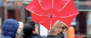 Ab Sonntagabend müssen die Berliner mit Windstärken von rund 100 Stundenkilometern rechnen.