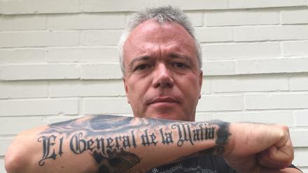 Der Auftragsmörder „Popeye“ bei einem Treffen 2017 in Medellín.