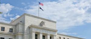 Das Hauptgebäude der US-Notenbank Fed in Washington DC.