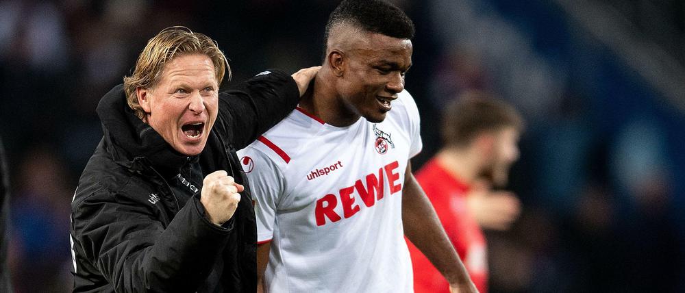 Auswärtshemmung. Darf Kölns Coach Markus Gisdol in Mönchengladbach über ein Tor von Jhon Cordoba jubeln?