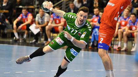 Gefragter Mann. Johan Koch ist der einzige Kreisläufer im Füchse-Team.