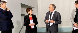 Die vier Parteichefs der Groko.